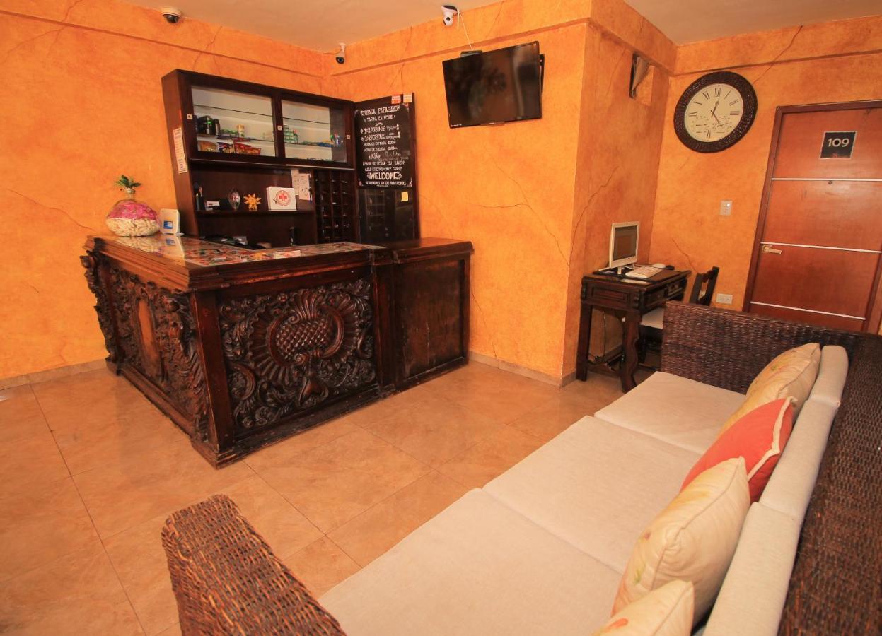 Papagayo Hotel Boutique Playa del Carmen Exterior photo Reception area